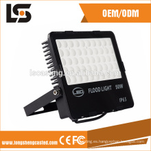 Carcasa de alta calidad IP65 color negro 50W LED para componentes de cuerpo de aluminio de luz de inundación